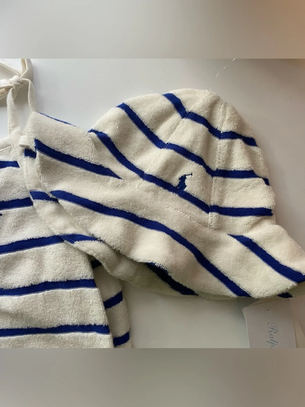 Ralph Lauren Striped Terrycloth Set / Size 6m / NWT